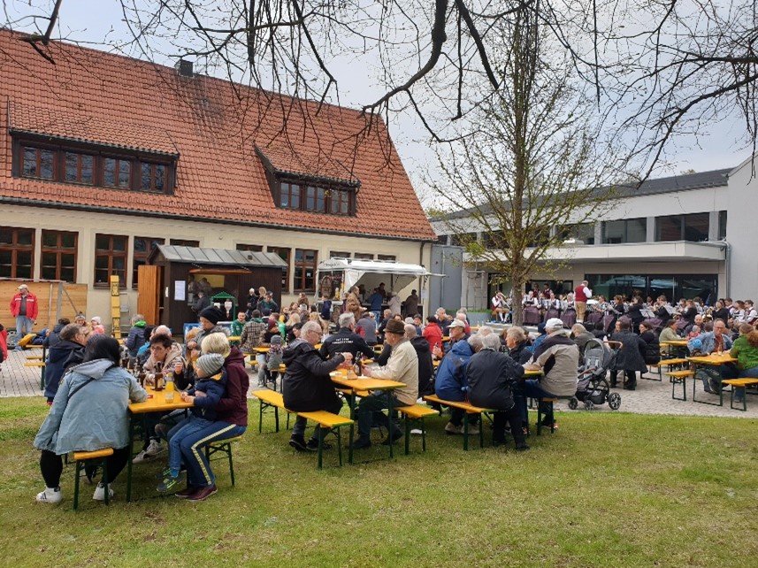 Biergarten in Großbardorf