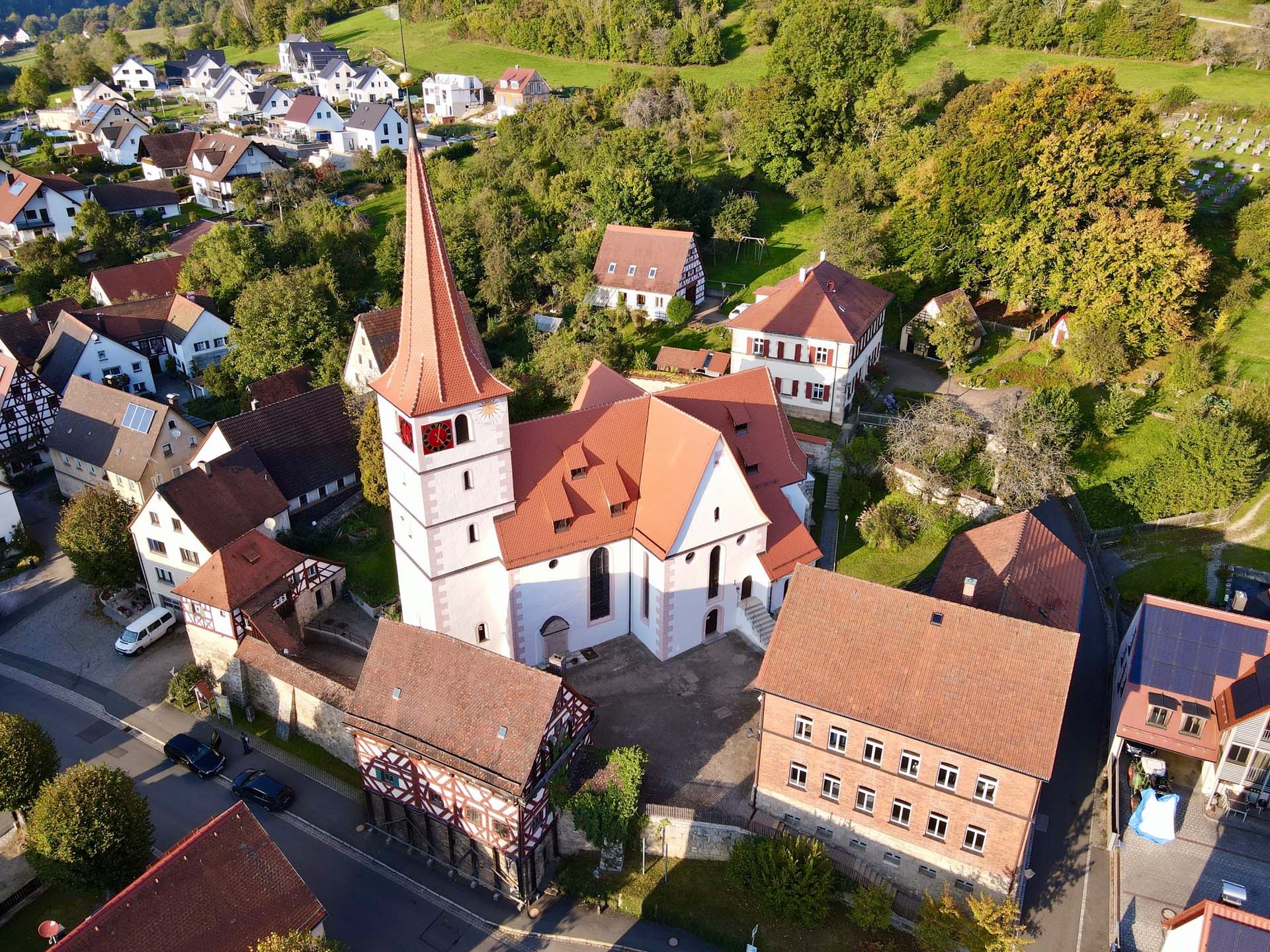 Luftaufnahme Gemeinde Kirchensittenbach