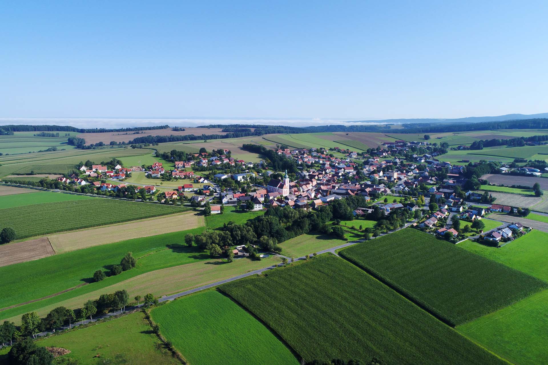 Luftaufnahme der Markt Bad Neualbenreuth