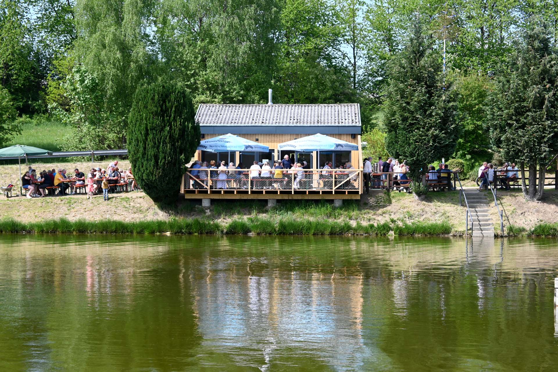 Kioskanlage am Badeweiher in Waldthurn